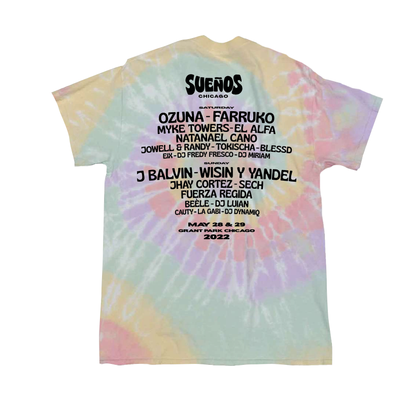TIE DYE LINEUP TEE