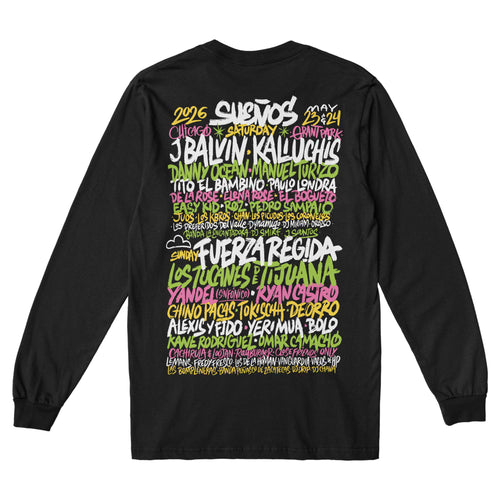 Sueños Logo Long Sleeve Lineup Tee