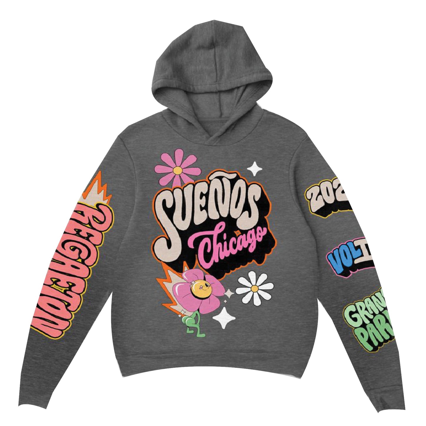 Twerking Flower Pullover Hoodie